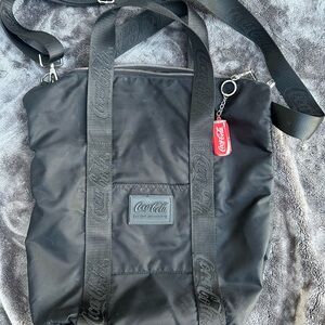 Coca Cola Black Nylon Shoulder Bag